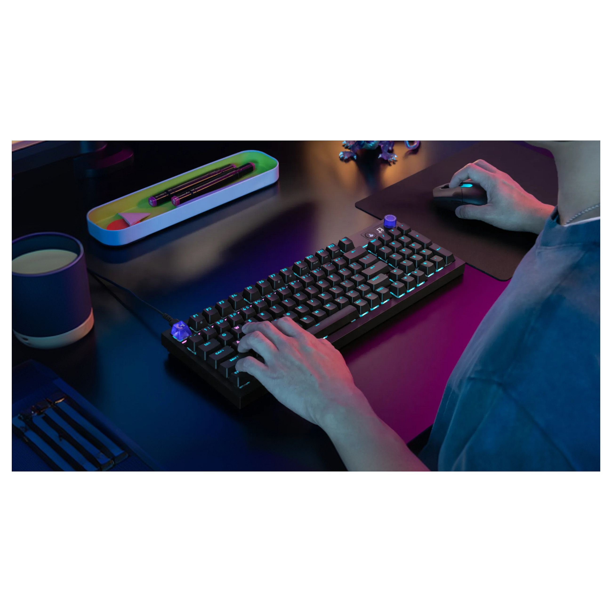 Bežična gaming tipkovnica LOGITECH G PRO X TKL LIGHTSPEED (Tactile, US Layout), crna boja-3