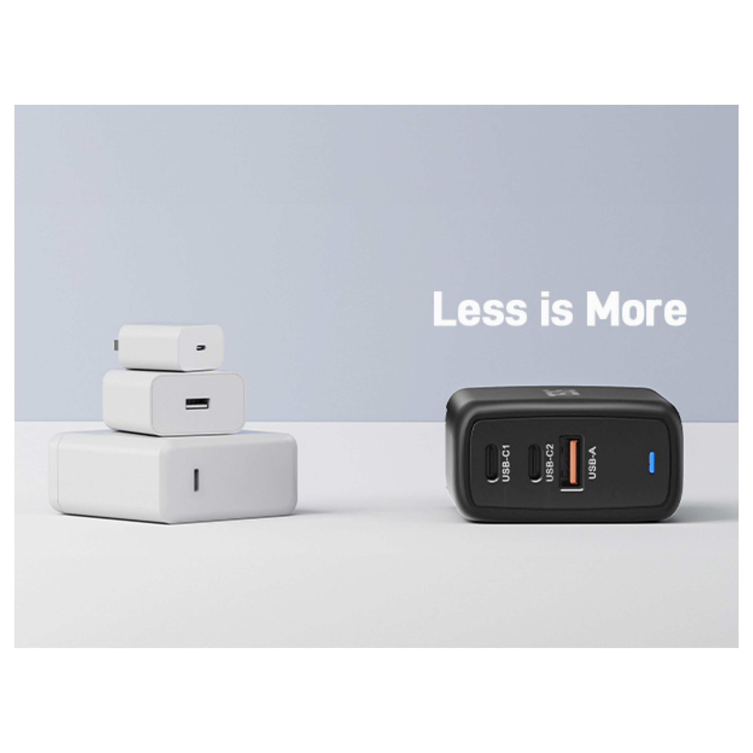 Punjač ACER 67W GaN 3-portni (2x USB-C, 1x USB-A)-5
