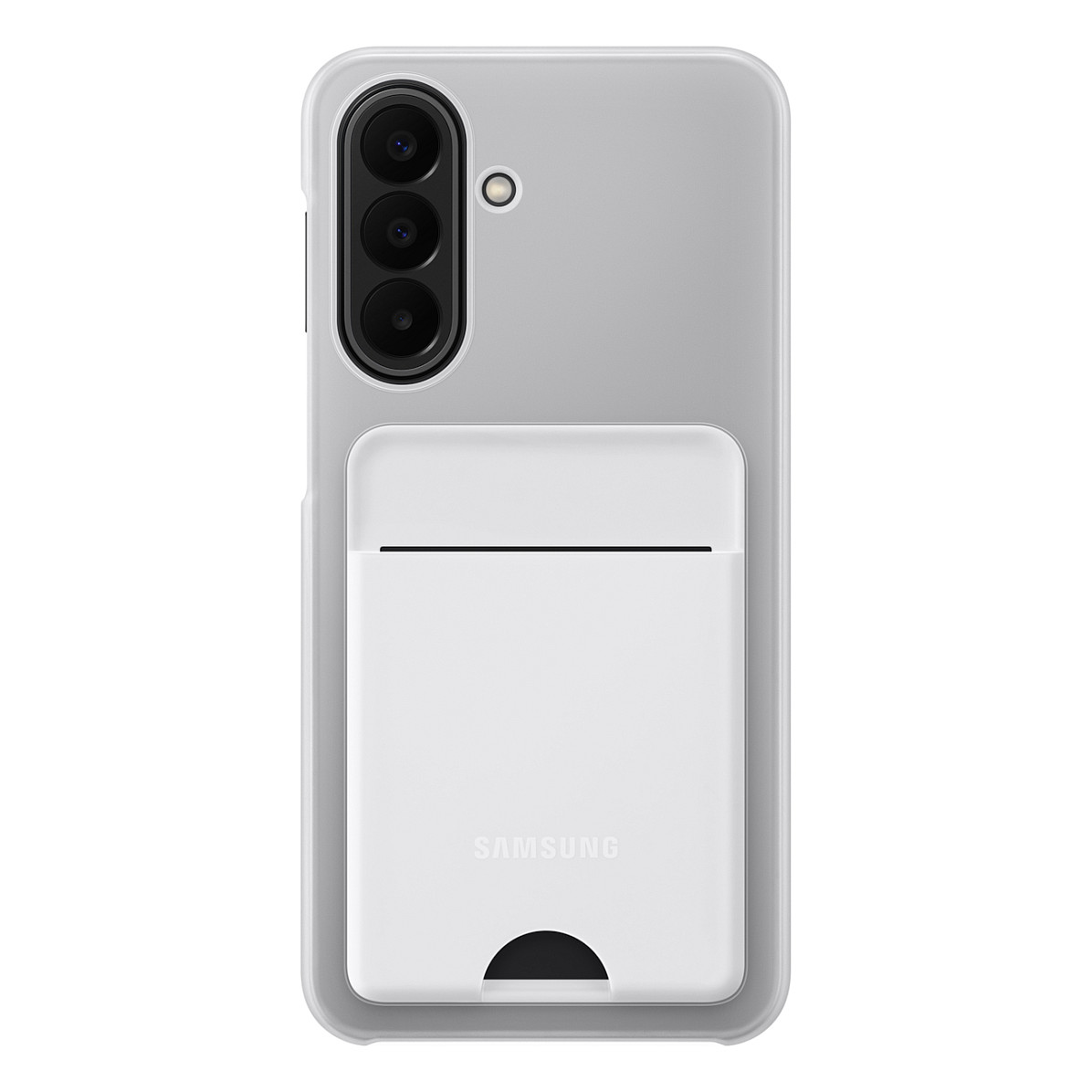 Zaštitna maska SAMSUNG Card Slot Case za Galaxy A35, svijetlo siva boja-0