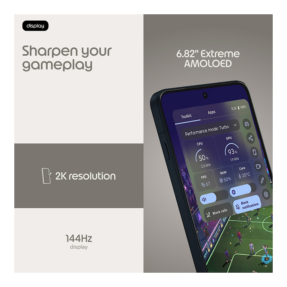 Mobitel MOTOROLA Edge 70 Max 8GB/256GB 5G Pantone Dark Shadow (Crna)-6