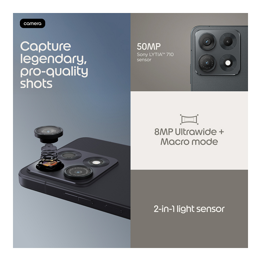 Mobitel MOTOROLA Edge 70 Max 8GB/256GB 5G Pantone Dark Shadow (Crna)-9