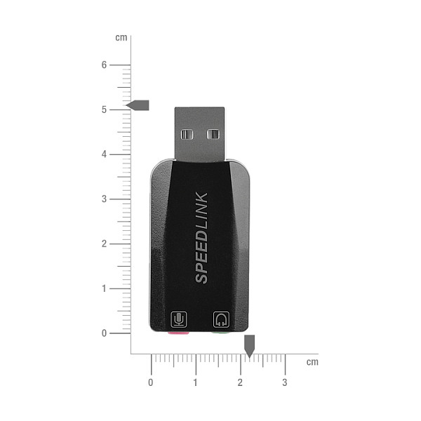 USB zvučna kartica SPEEDLINK VIGO crna boja-3