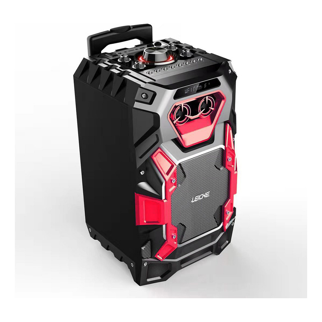 Prijenosni zvučnik LEICKE DJ Roxxx Trolley Pro (100W, Bluetooth, FM)-2