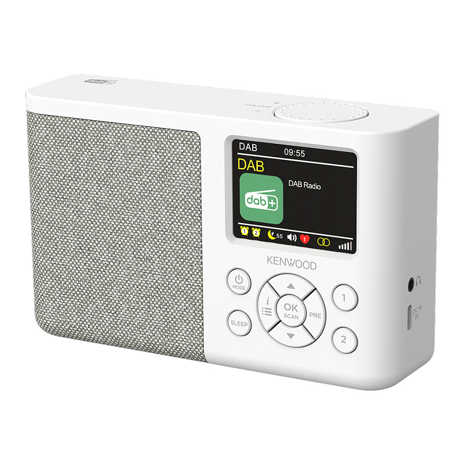 Radio budilica KENWOOD CR-M33DAB (DAB+, Bluetooth) bijela boja-0