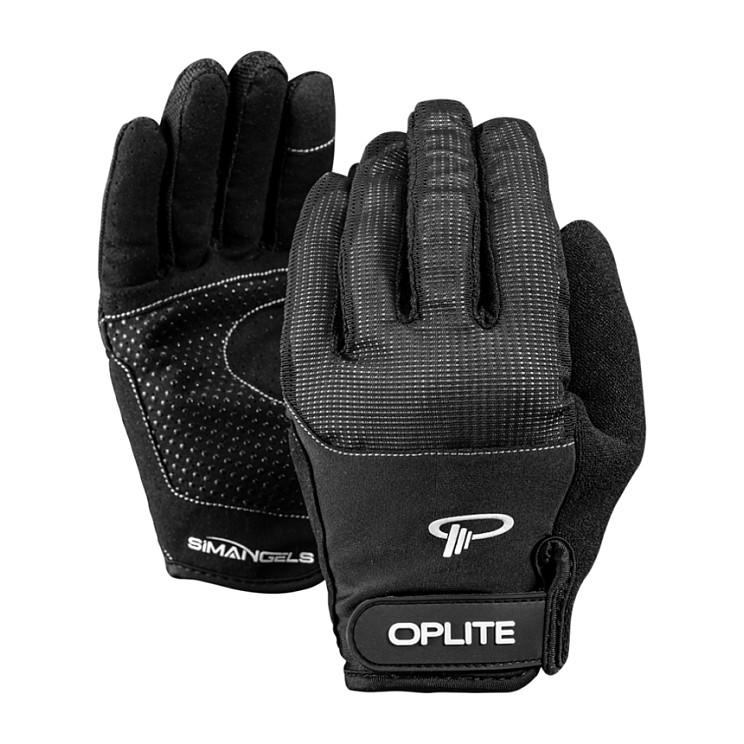 OPLITE Simracing rukavice za volan, veličina M, crna boja-0