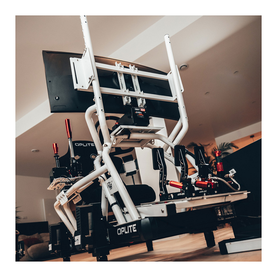 Nosač za monitor OPLITE Single Monitor Mount za R8, bijela boja-6