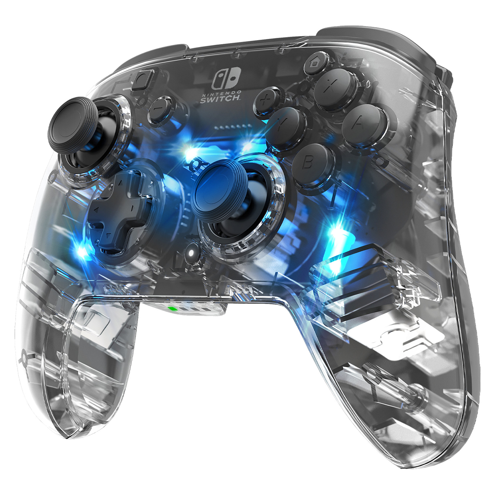 Bežični kontroler PDP Gaming Afterglow Wireless Deluxe za Nintendo Switch (prozirni)-0