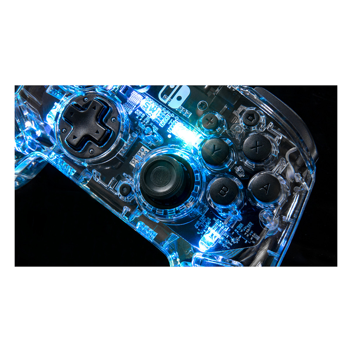 Bežični kontroler PDP Gaming Afterglow Wireless Deluxe za Nintendo Switch (prozirni)-2