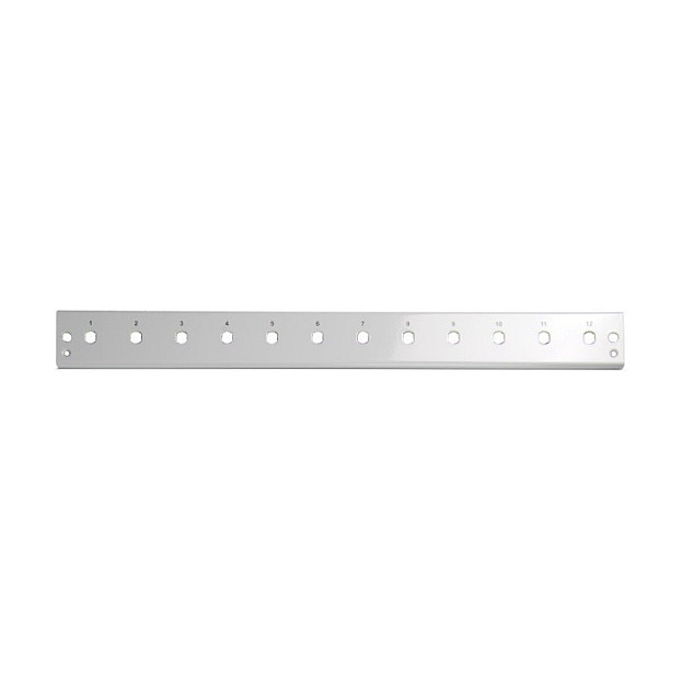 Prednja ploča EFB ELEKTRONIK za 19" kućište 1U 24x ST/FC (D-hole), siva boja-0