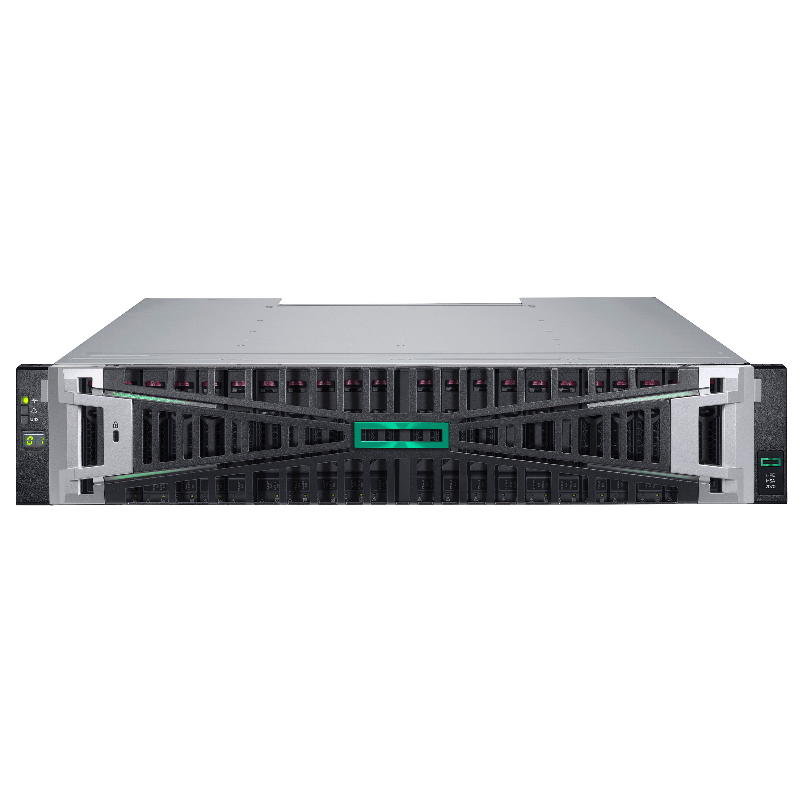 MSA 2070 SFF 2x32Gb FC 4-port Controller disk-less Storage Array