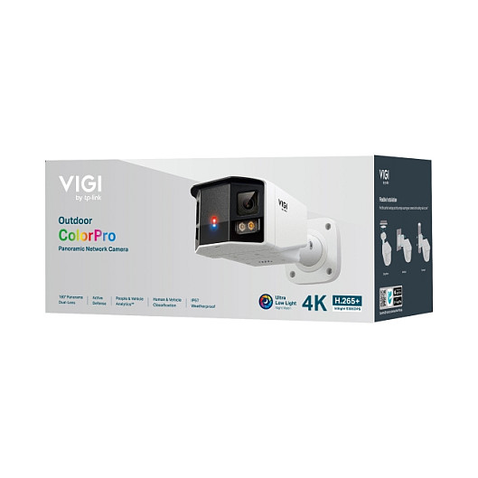 VIGI 8MP Outdoor ColorPro Panoramic Bullet Network Camera-4