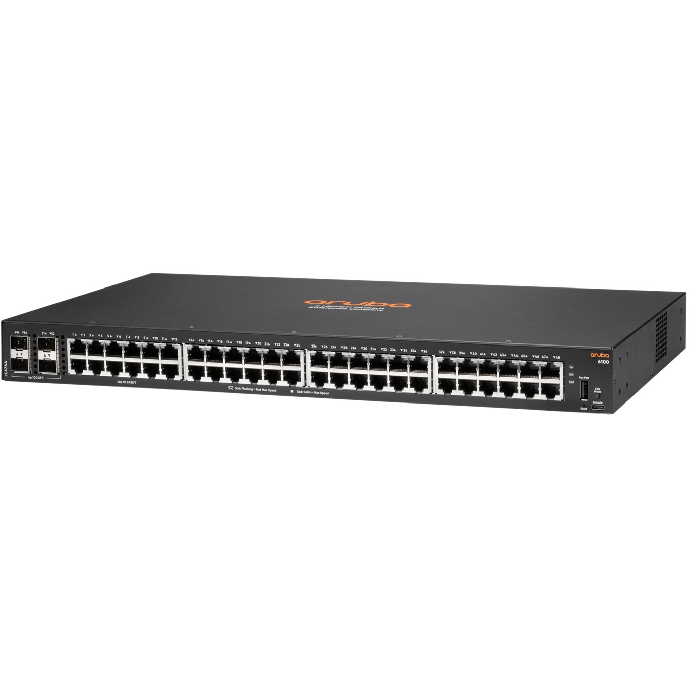 48+4P HP Enterprise Aruba 6100 48G 4SFP+ Switch M RM-1