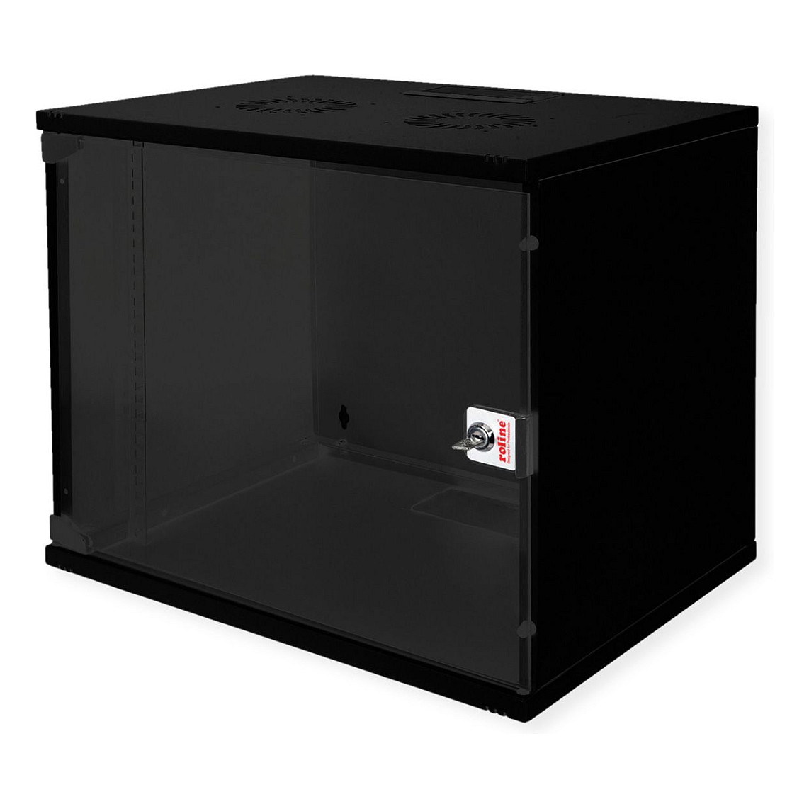 Mrežni zidni ormar ROLINE 19" Basic 9U (540x400mm), crna boja