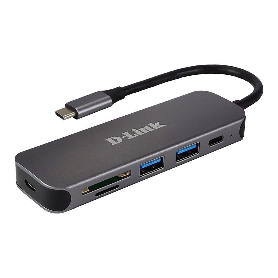 D-Link DUB-2325/E 5-in-1 USB-C Hub-0