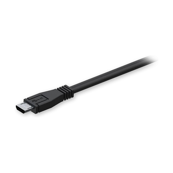 USB kabel TELTONIKA USB-A na Micro-USB, 0.8m, crna boja-2