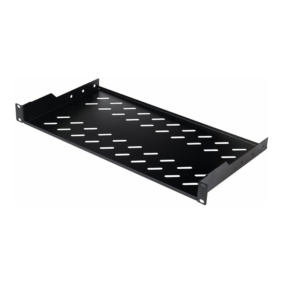 Equip 19" Fachboden fest fÃ¼r ServerschrÃ¤nke 25cm 1U schwarz-0