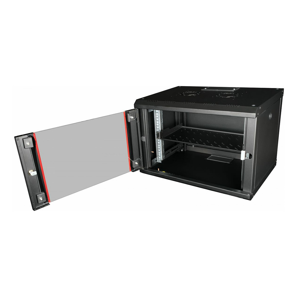Equip 19" Fachboden fest fÃ¼r ServerschrÃ¤nke 25cm 1U schwarz-4
