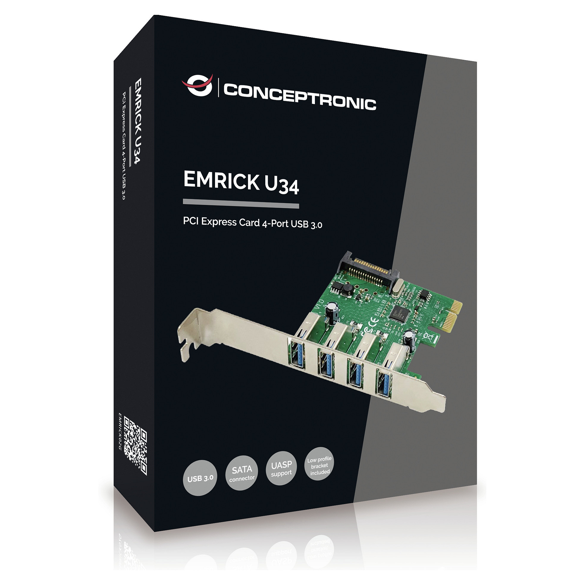 CONCEPTRONIC PCI-Express kartica 4x USB 3.0 CUSB3PCE