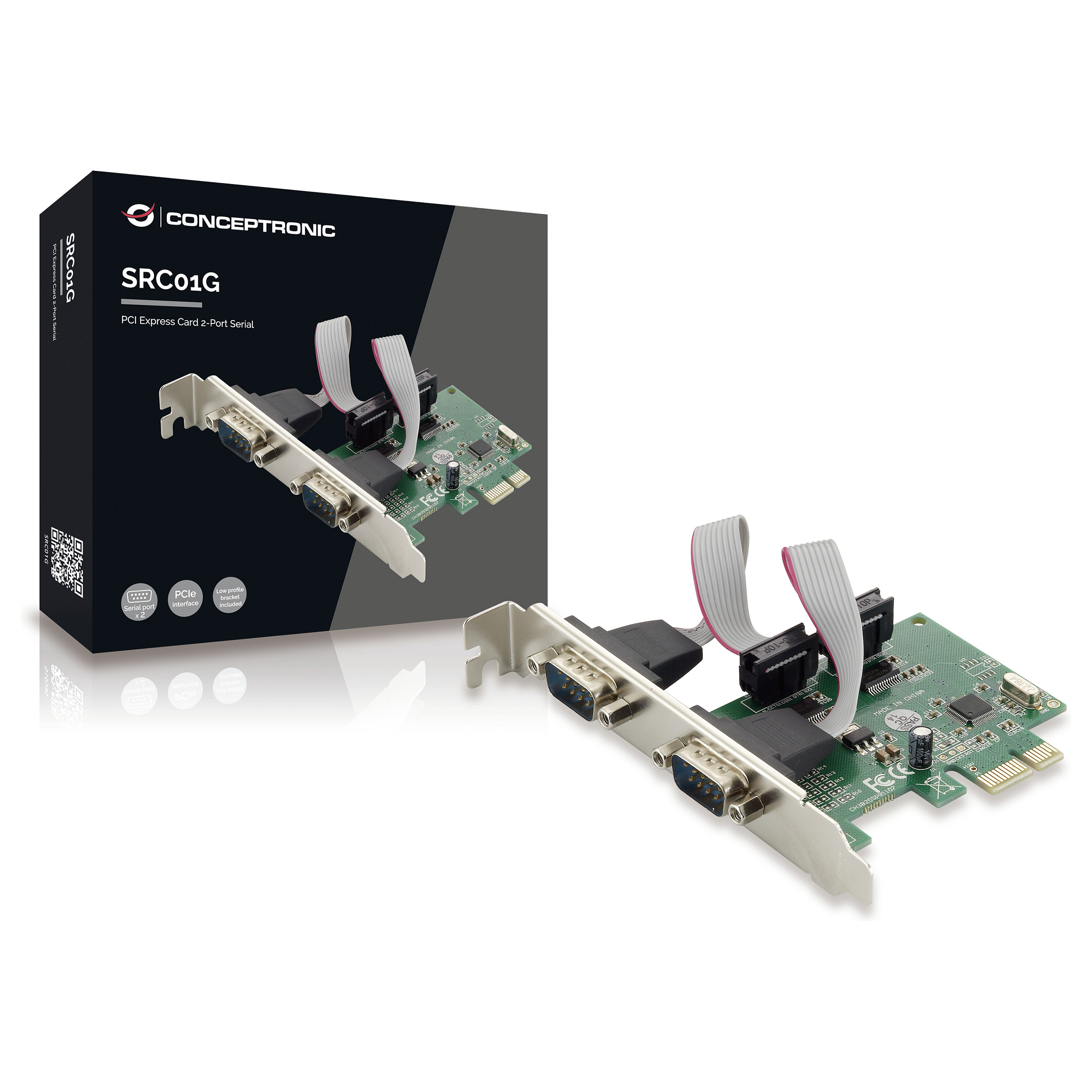 PCI Express kartica CONCEPTRONIC C05-115 (2x RS232 serijski port)-1