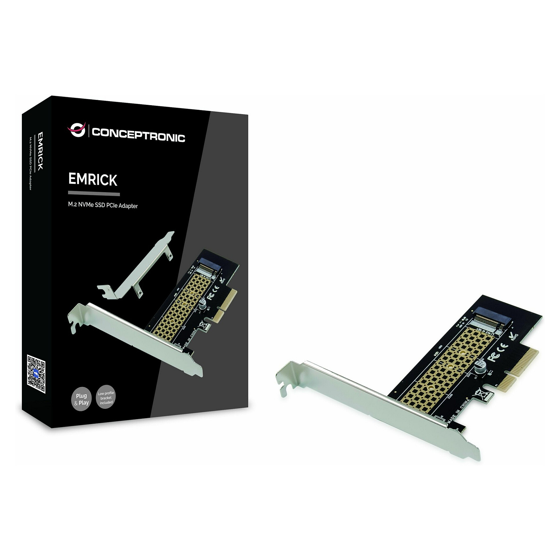 CONCEPTRONIC M.2 4xPCIe3.0 Card M.2 NVMe SSD-2