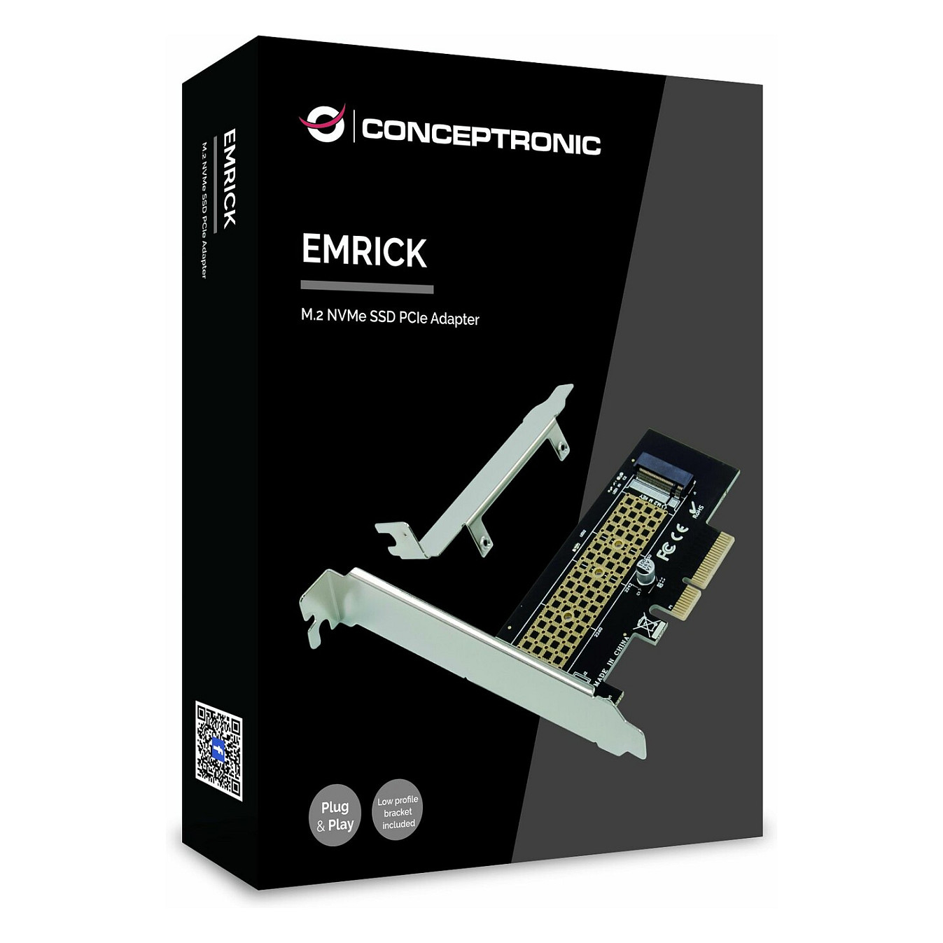 CONCEPTRONIC M.2 4xPCIe3.0 Card M.2 NVMe SSD-3