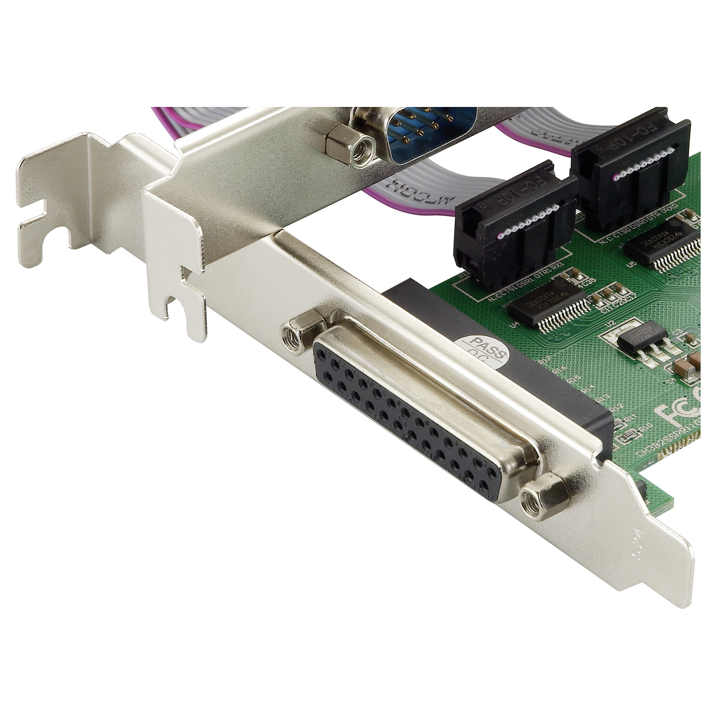 CONCEPTRONIC PCIe1x Card 2xRS232-Seri./1xParal. 2.5Gbps-4