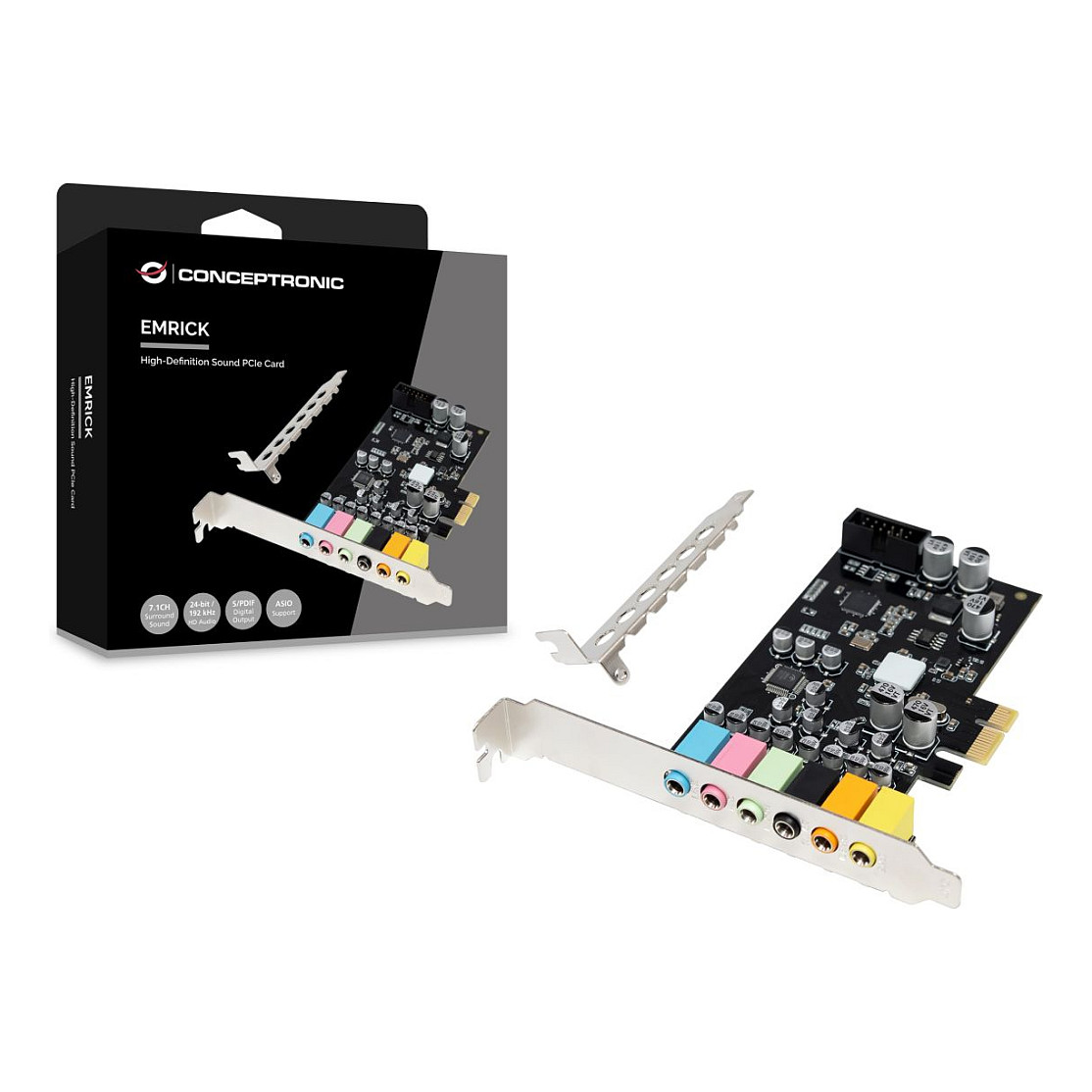 CONCEPTRONIC Sound PCIe-Karte 7.1CH S/PDIF bis 24Bit/192kHz-1