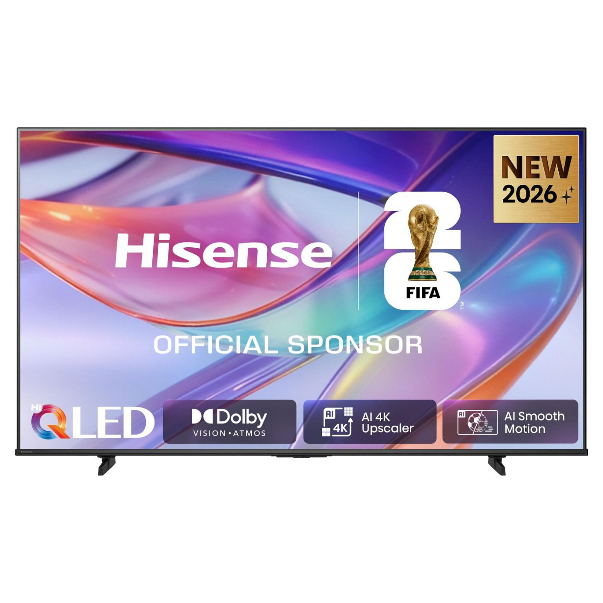 108,0cm/43" (3840x2160) Hisense 43E7S Smart TV 4K Hi-QLED 8ms 60Hz HDMI USB LAN HDR VESA WiFi Bluetooth Black