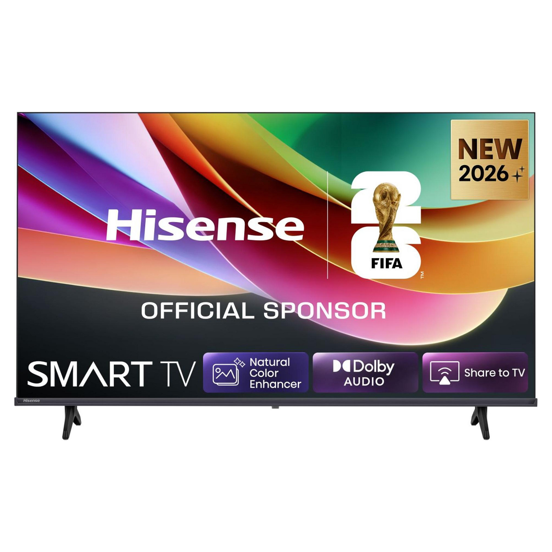 100,0cm/40" (1920x1080) Hisense 40A49S Smart TV FHD DLED 9,5ms 60Hz HDMI USB LAN HDR VESA WiFi Black