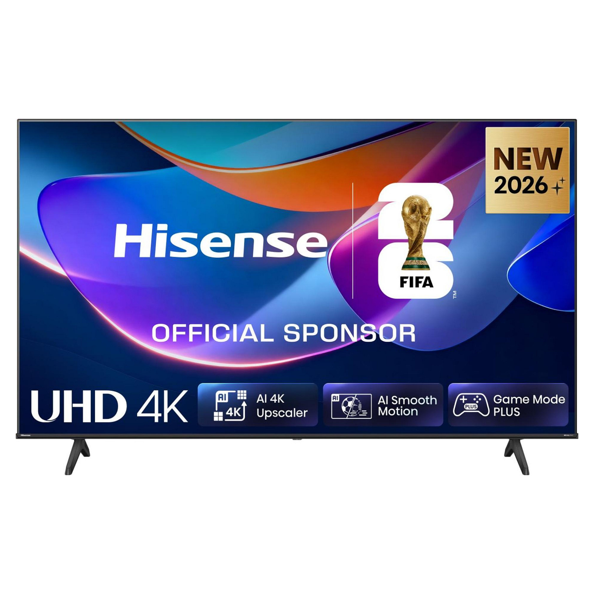 146,0cm/58" (3840x2160) Hisense 58A6S Smart TV 4K UHD 8ms 60Hz HDMI USB HDR WiFi Bluetooth Black/Grey