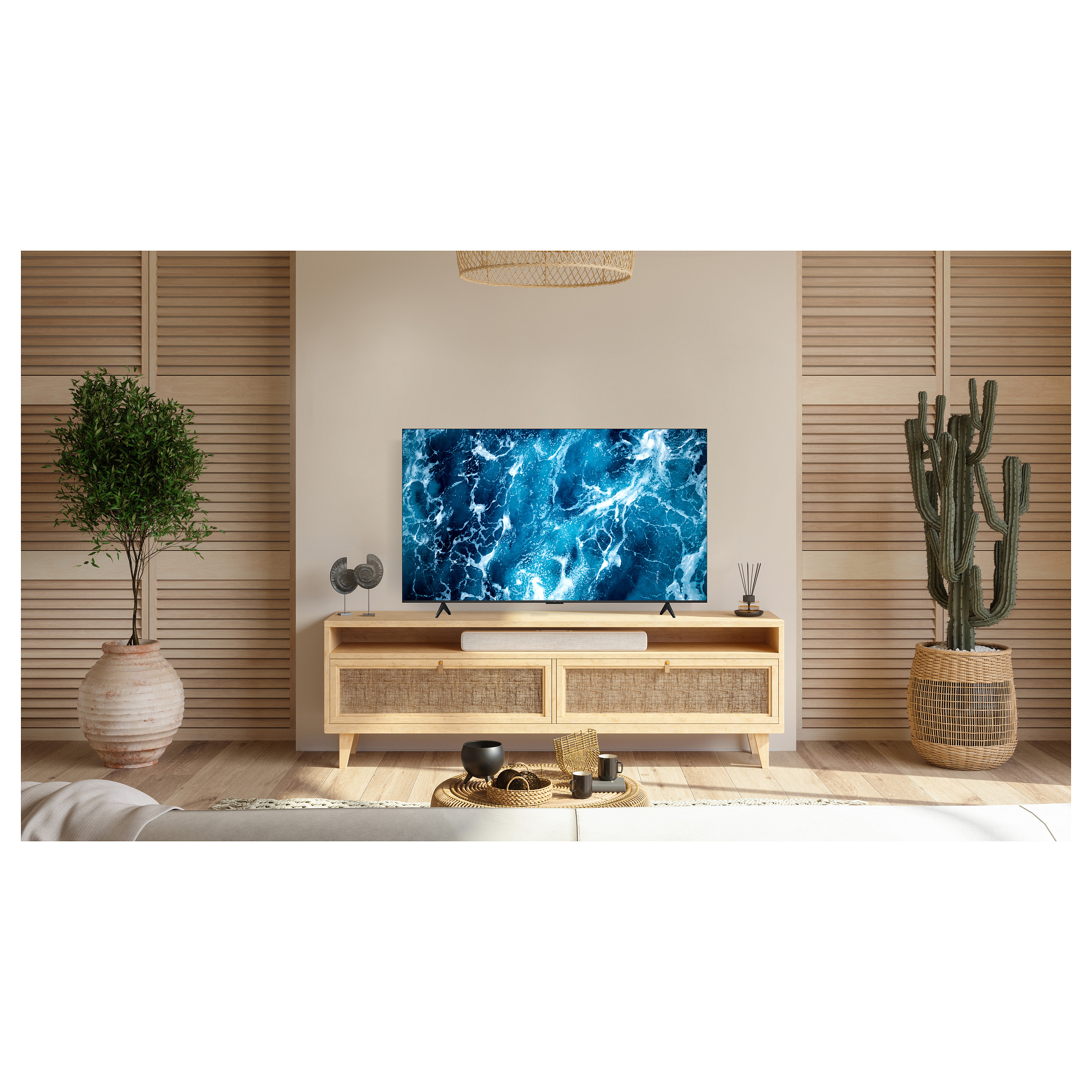 85" TCL 85T69C 214.8 cm schwarz, UltraHD/4K, Triple Tuner, Google TV