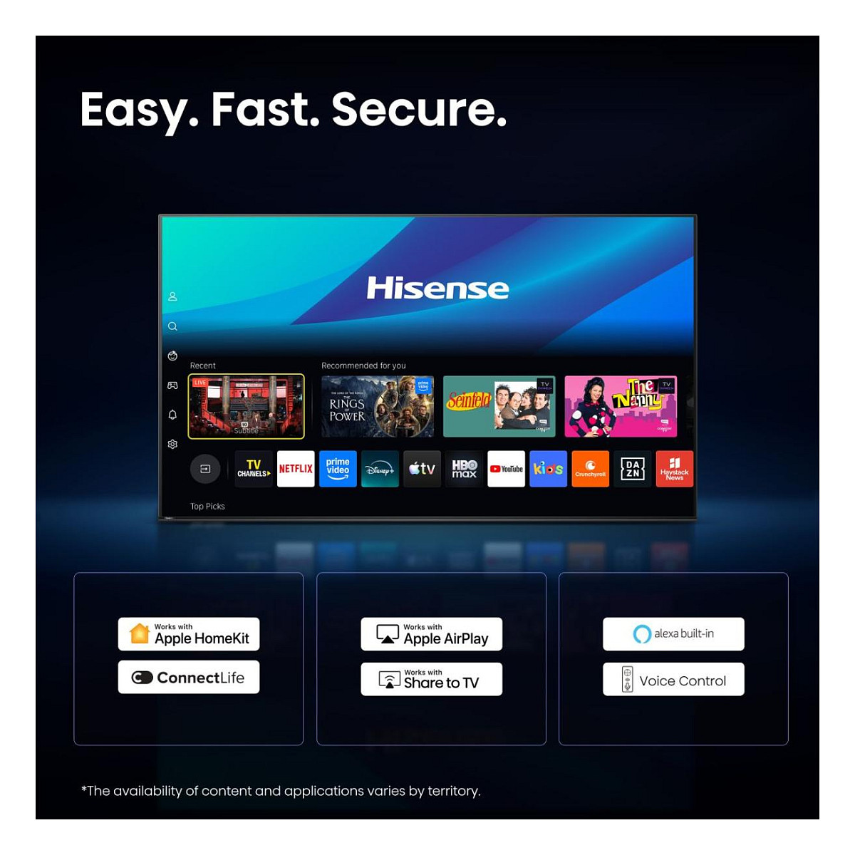 TV HISENSE 85E8S 85" (QLED 216 cm, 4K UHD, 144Hz, VIDAA, DVB-T2/C/S2, siva boja)-8