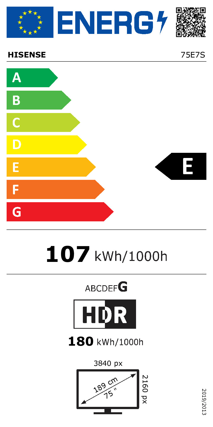 TV HISENSE 75E7S 75" (QLED, 190 cm, 4K UHD, VIDAA, HDR, DVB-T2/C/S2, crna boja)-14