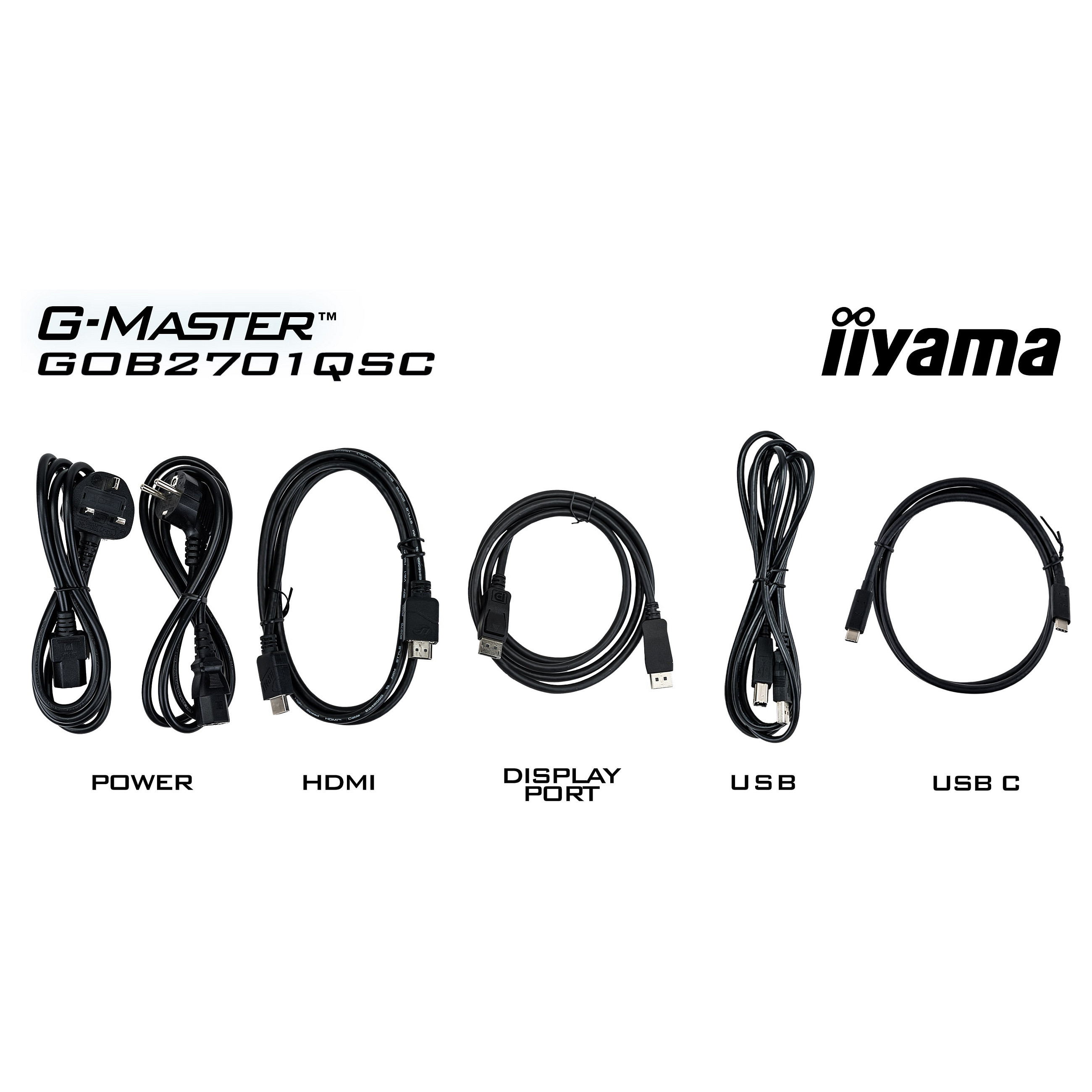 Monitor IIYAMA G-Master GOB2701QSC-B1 27" (OLED, QHD, 280Hz, 0.03ms, G-Sync kompatibilan, crna boja)-24