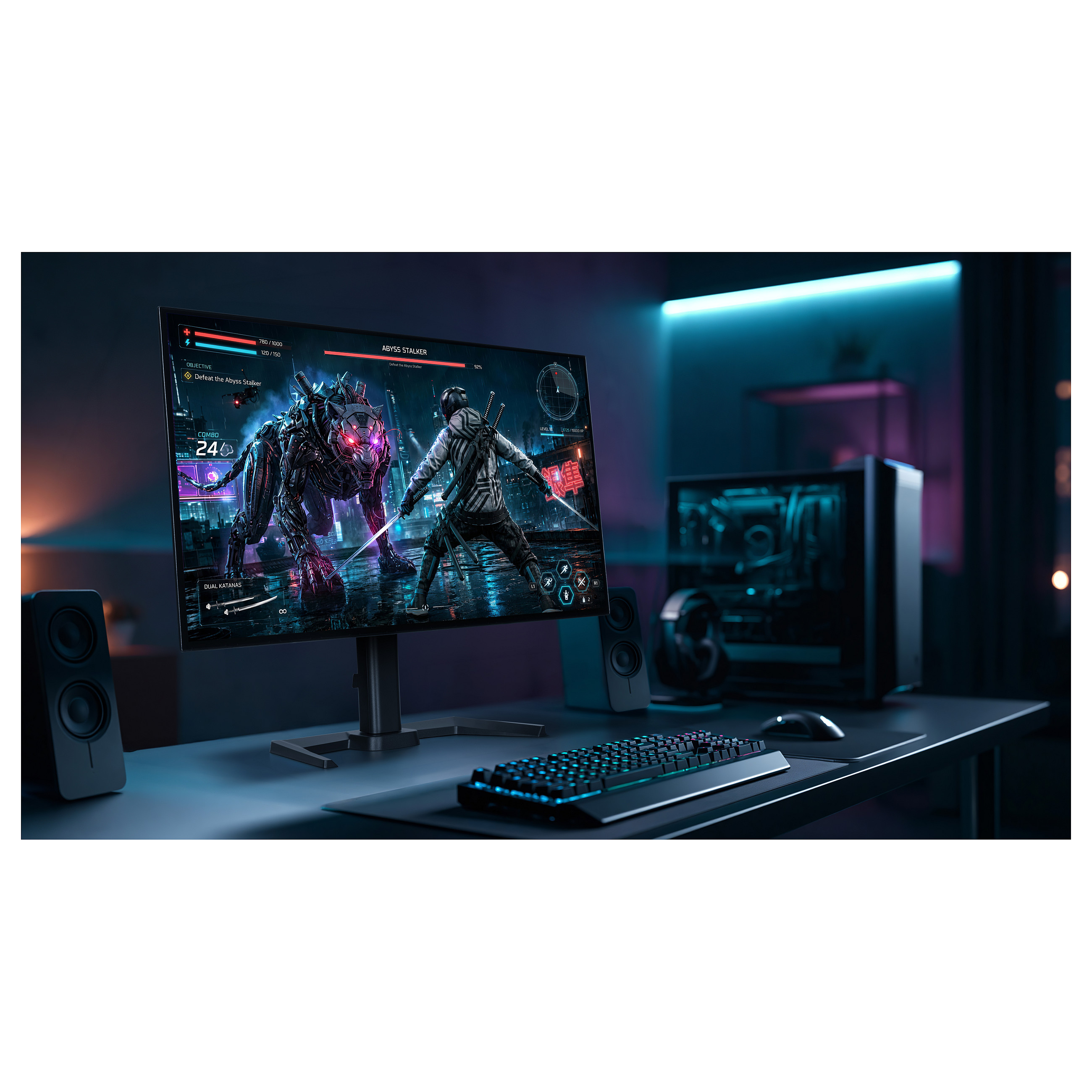 Monitor IIYAMA G-Master GOB2701QSC-B1 27" (OLED, QHD, 280Hz, 0.03ms, G-Sync kompatibilan, crna boja)-25