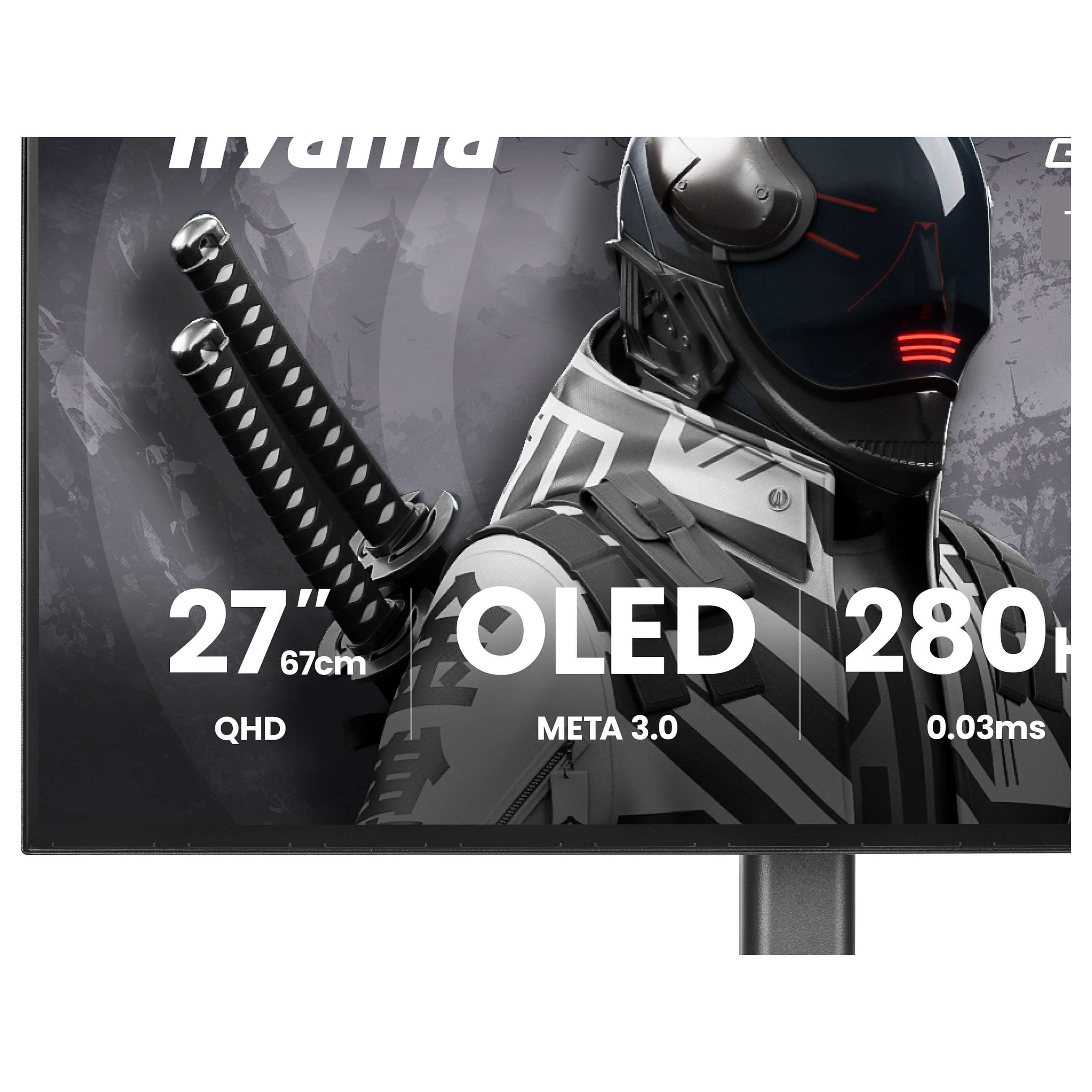 Monitor IIYAMA G-Master GOB2701QSC-B1 27" (OLED, QHD, 280Hz, 0.03ms, G-Sync kompatibilan, crna boja)-9