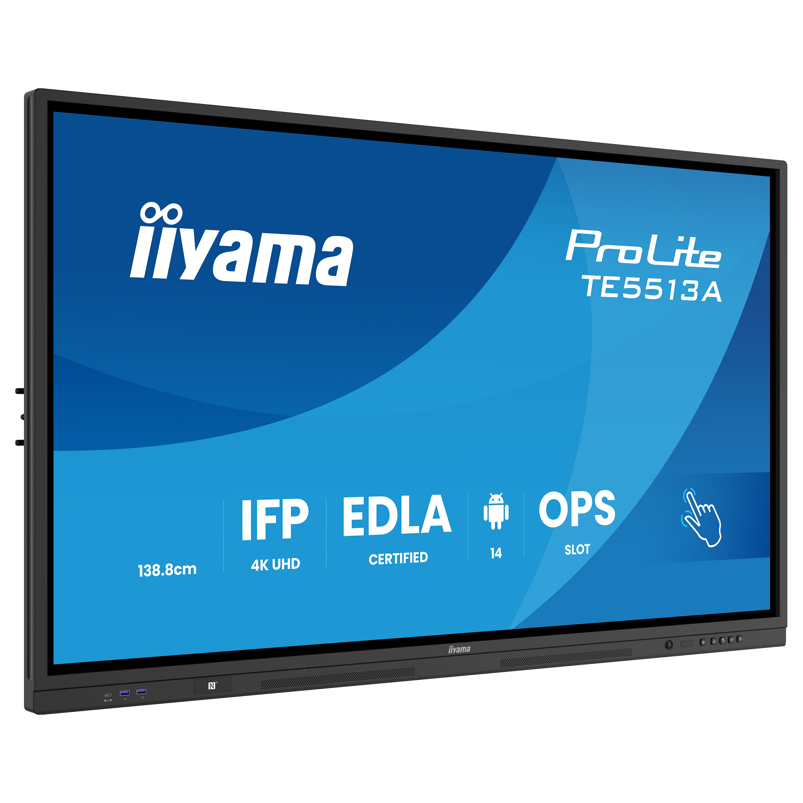 Interaktivni zaslon IIYAMA ProLite TE5513A-B3AG 55" 4K UHD Touch-3