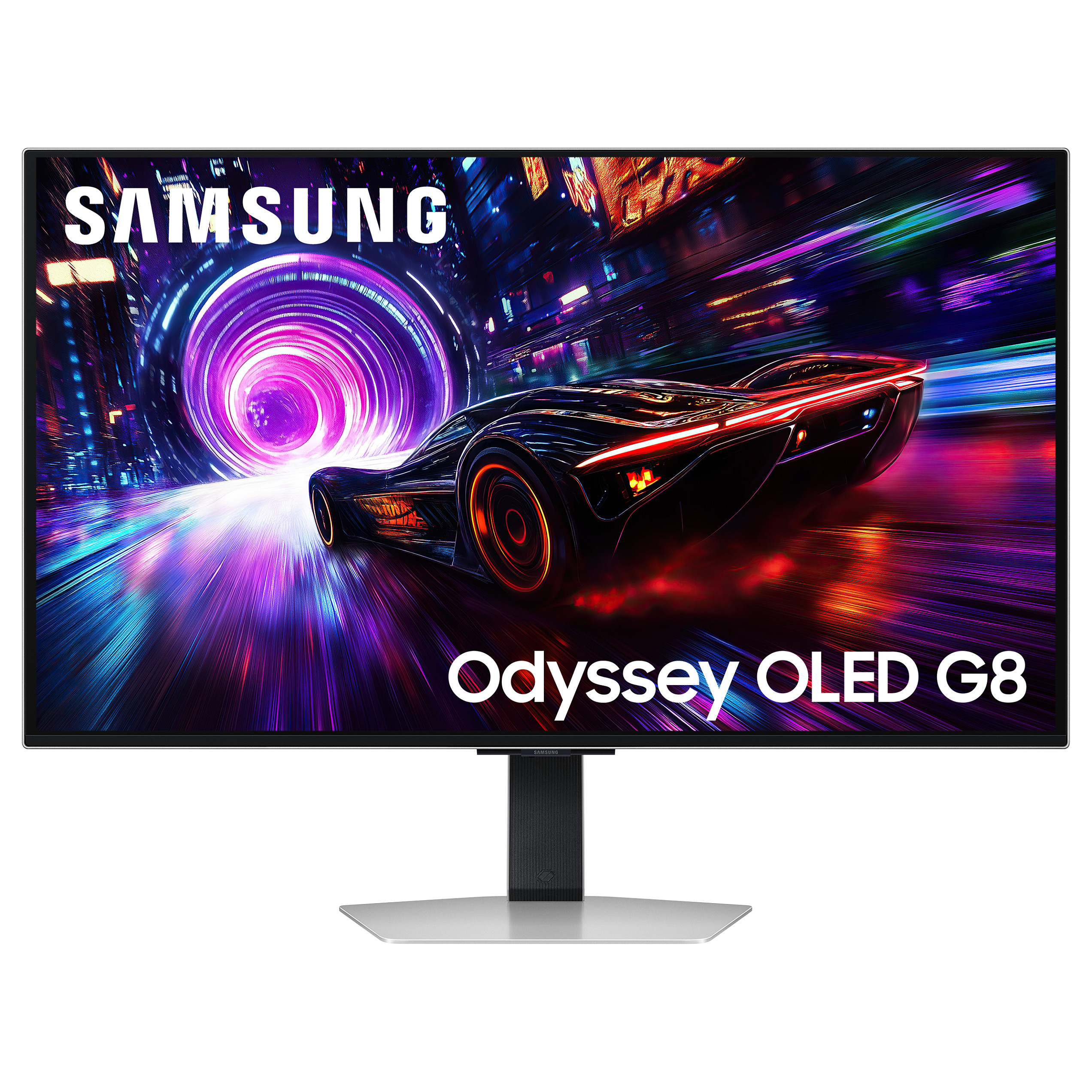 Monitor SAMSUNG Odyssey OLED G8 32" (OLED, 4K UHD, 240Hz, 0.03ms, FreeSync Premium Pro, srebrna boja)