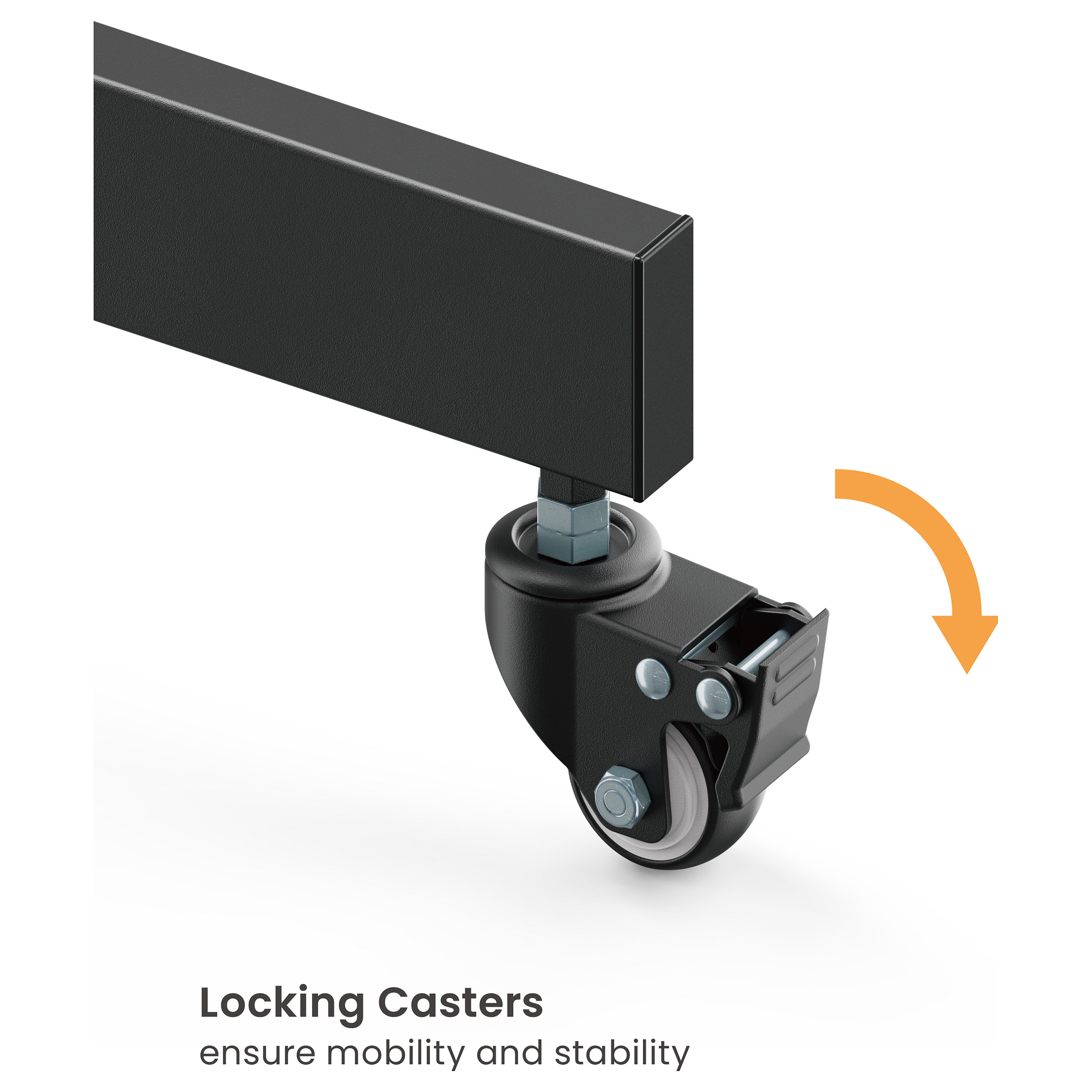 EQUIP 650637 Bodenstandhalter Min. 139,7 cm (55") Max. 2,54 m (100") Max. VESA 800 x 600 mm 70 kg Schwarz-6