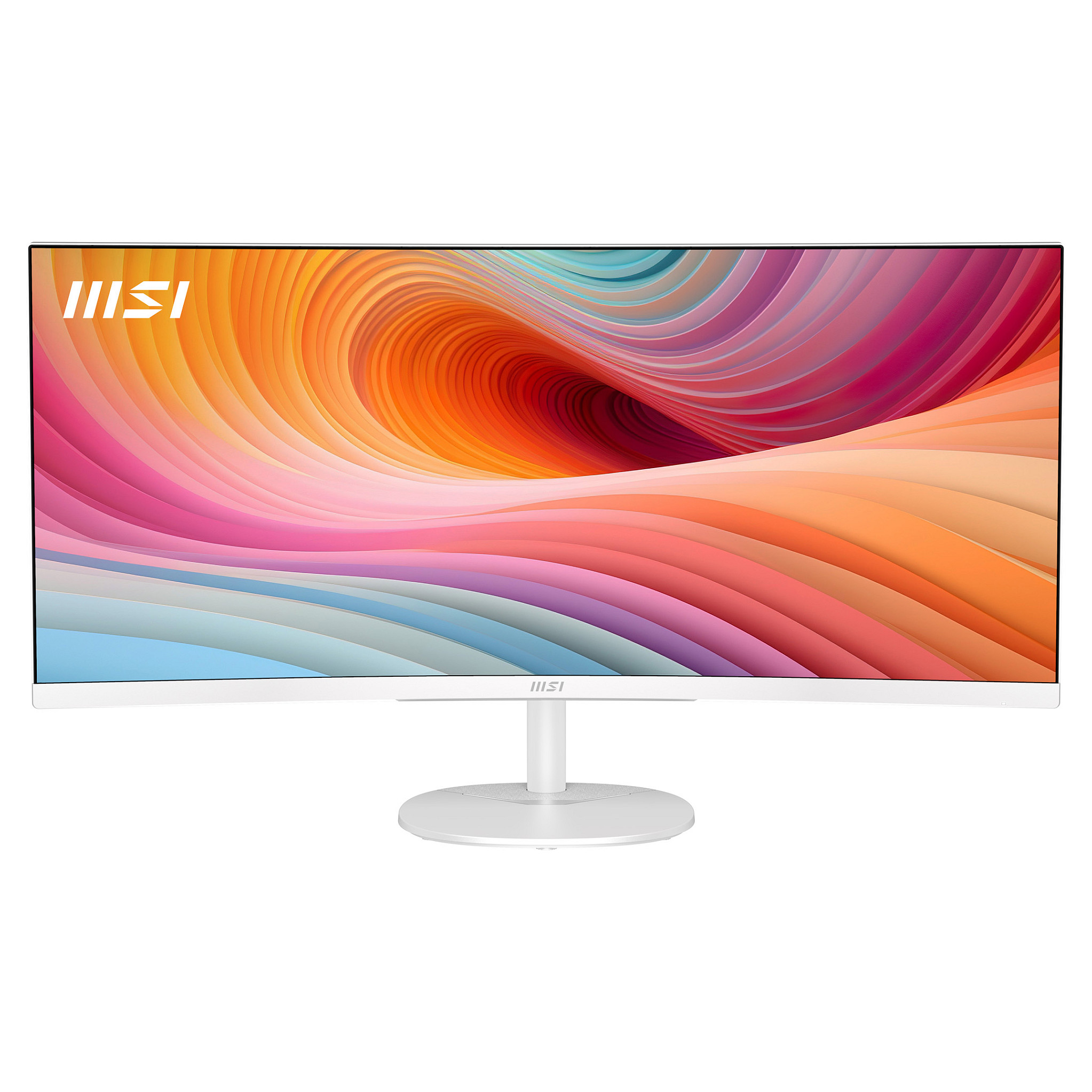 Monitor MSI PRO MP341CQW 34" (VA, UWQHD, 100Hz, 4ms, zakrivljeni, bijela boja)-1