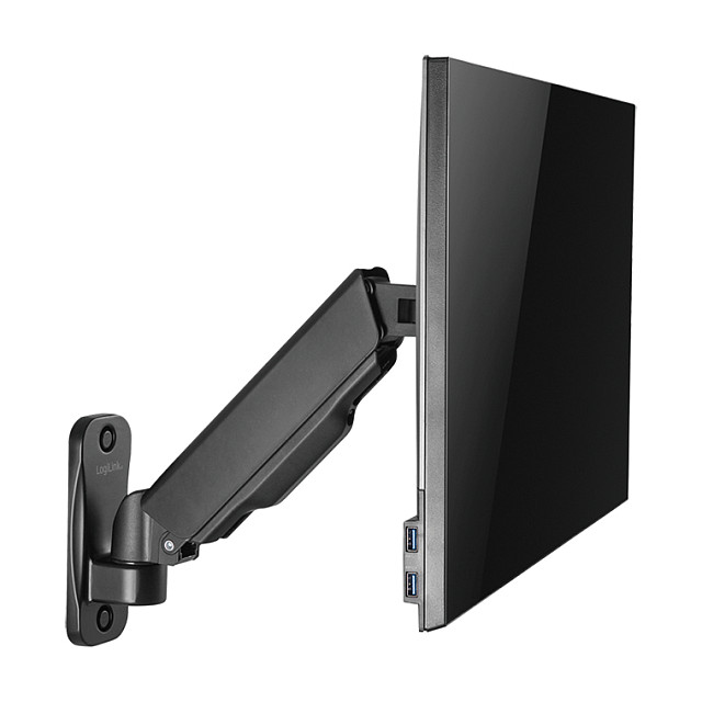 Logilink Monitorwandhalterung 17-32",Gasdruckfeder, 90-380mm-3
