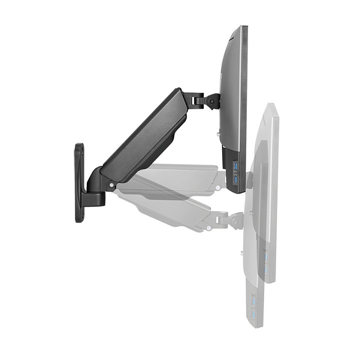 Logilink Monitorwandhalterung 17-32",Gasdruckfeder, 90-380mm-4