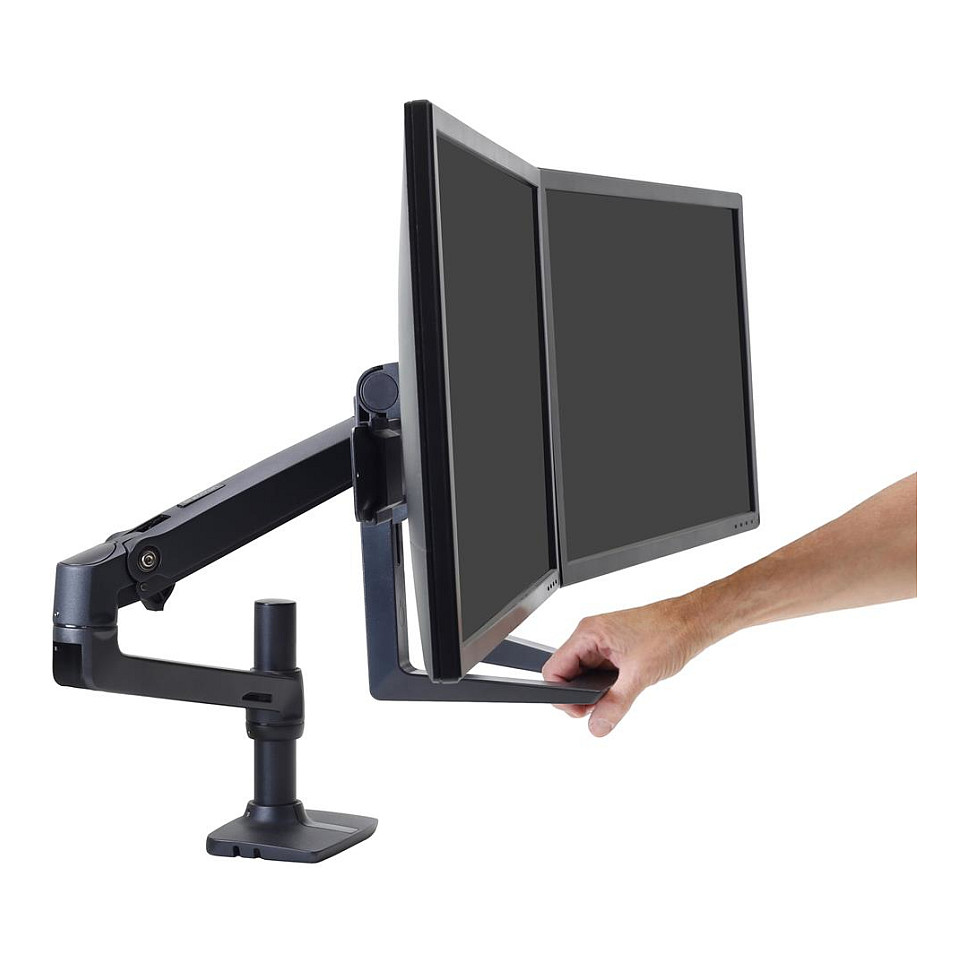 ERGOTRON LX Dual Direct Griff Kit matte schwarz-2