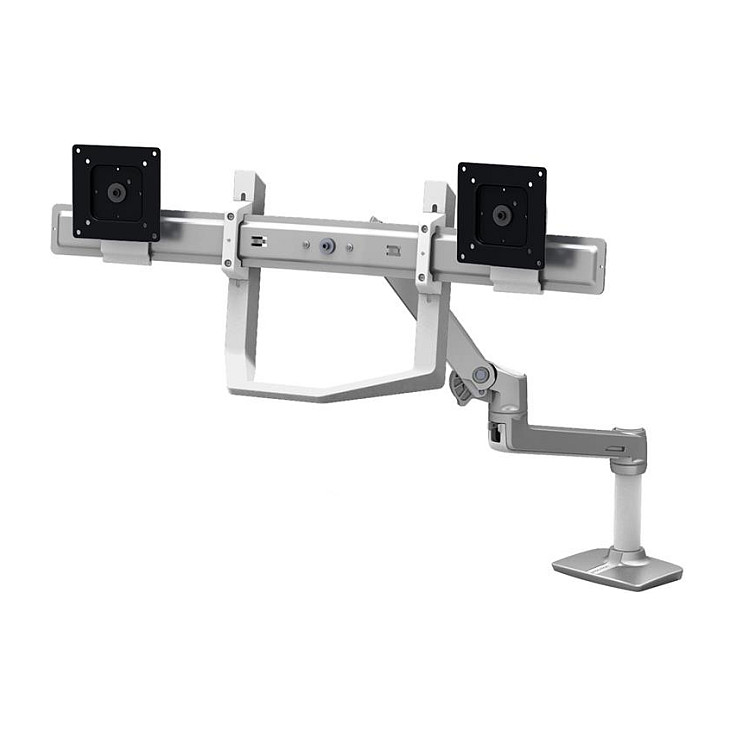 ERGOTRON dual direkt Monitor-Griff Zubehoer Kit weiss-0