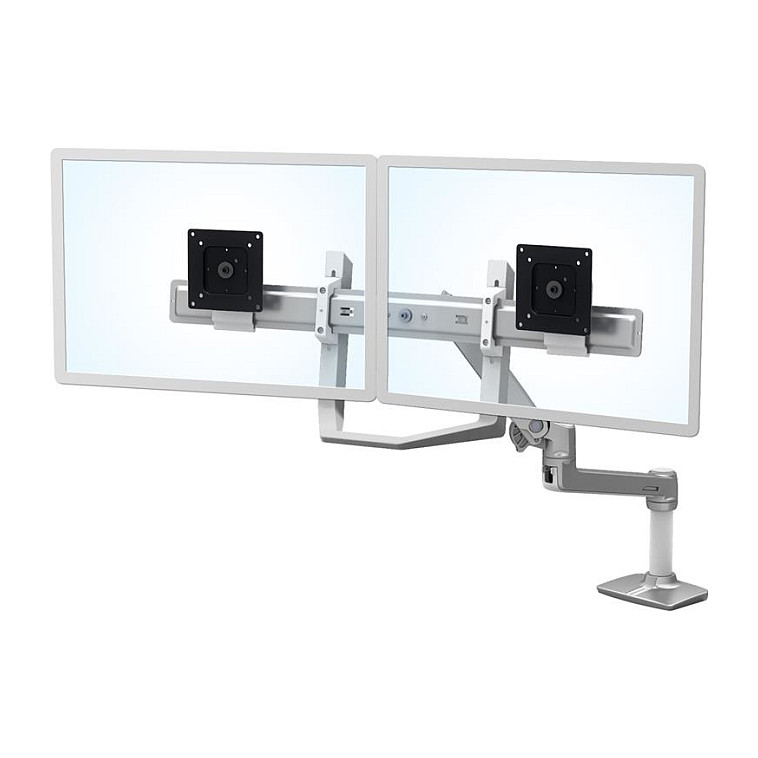 ERGOTRON dual direkt Monitor-Griff Zubehoer Kit weiss-3