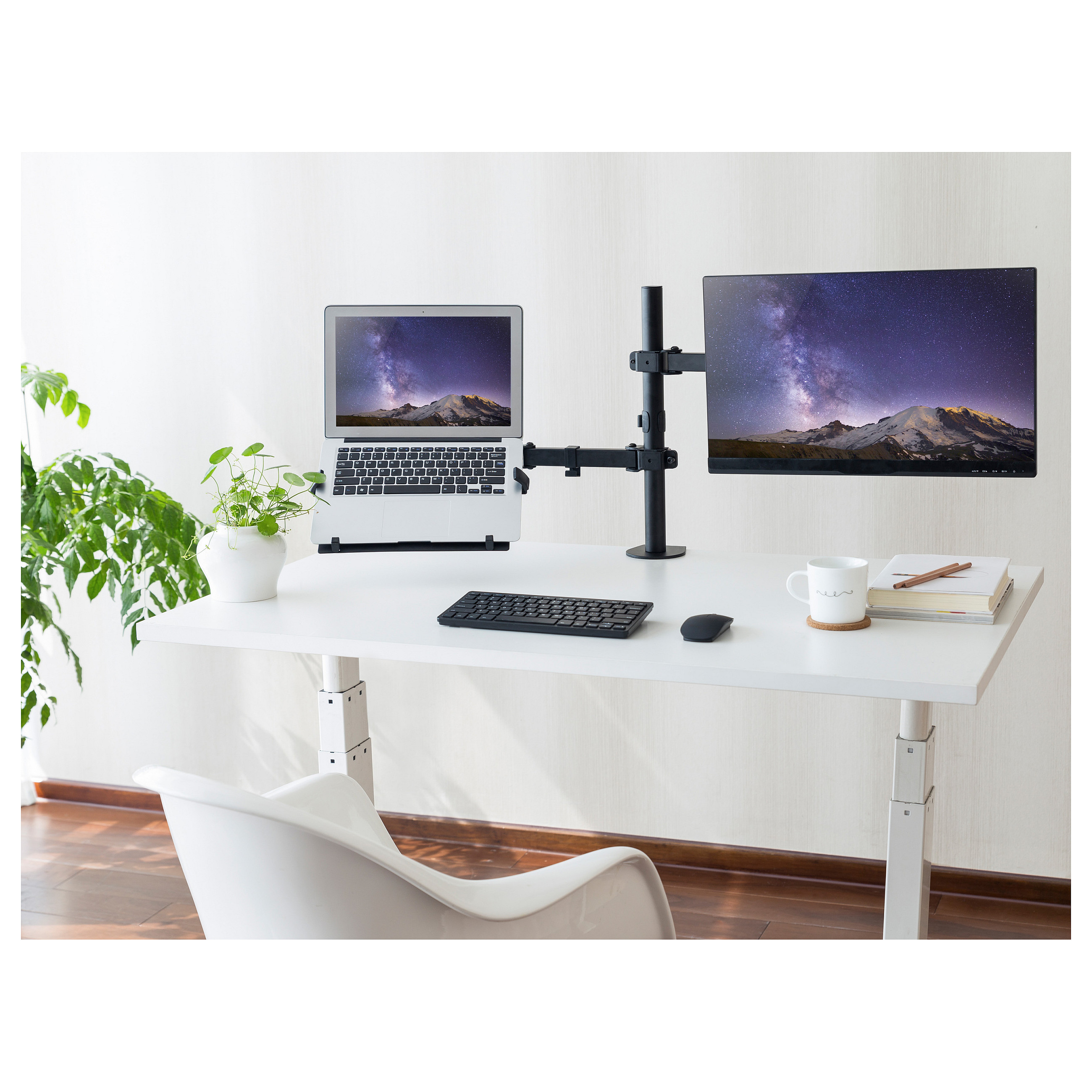 Equip Laptophalter Max. VESA 100x100 schwarz retail-4
