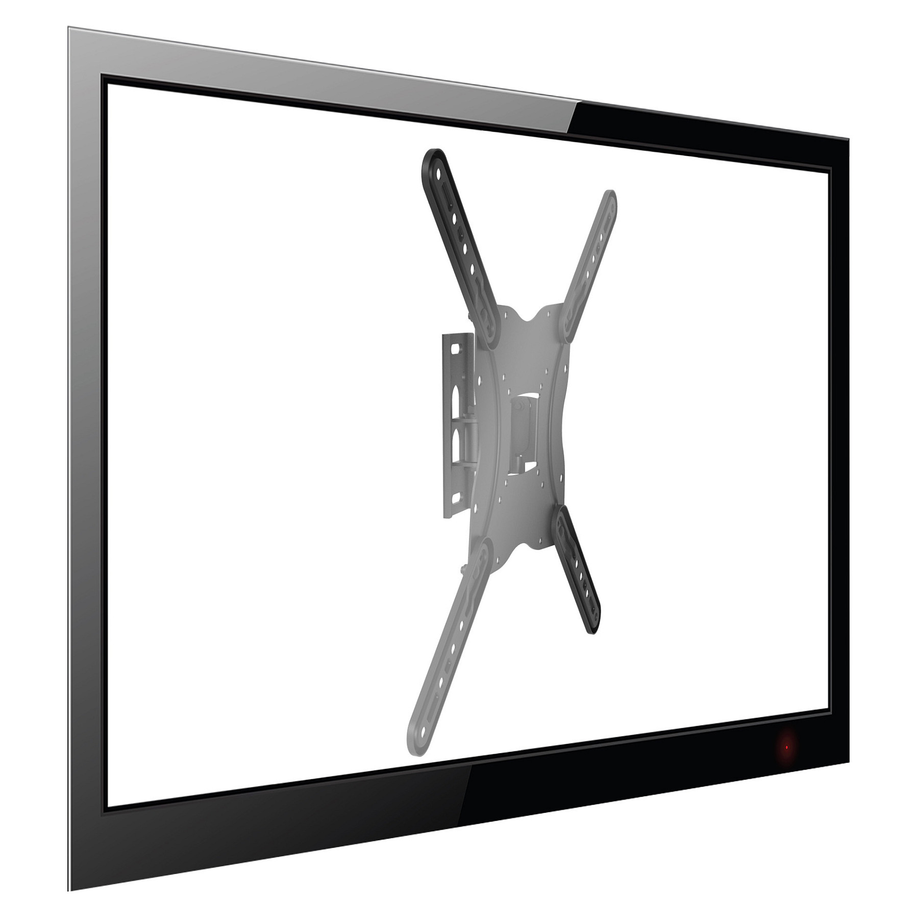 Equip Wandhalterung 23"-55"/1TFT gelenkig 1Gelenk 30Kg sw retail-2