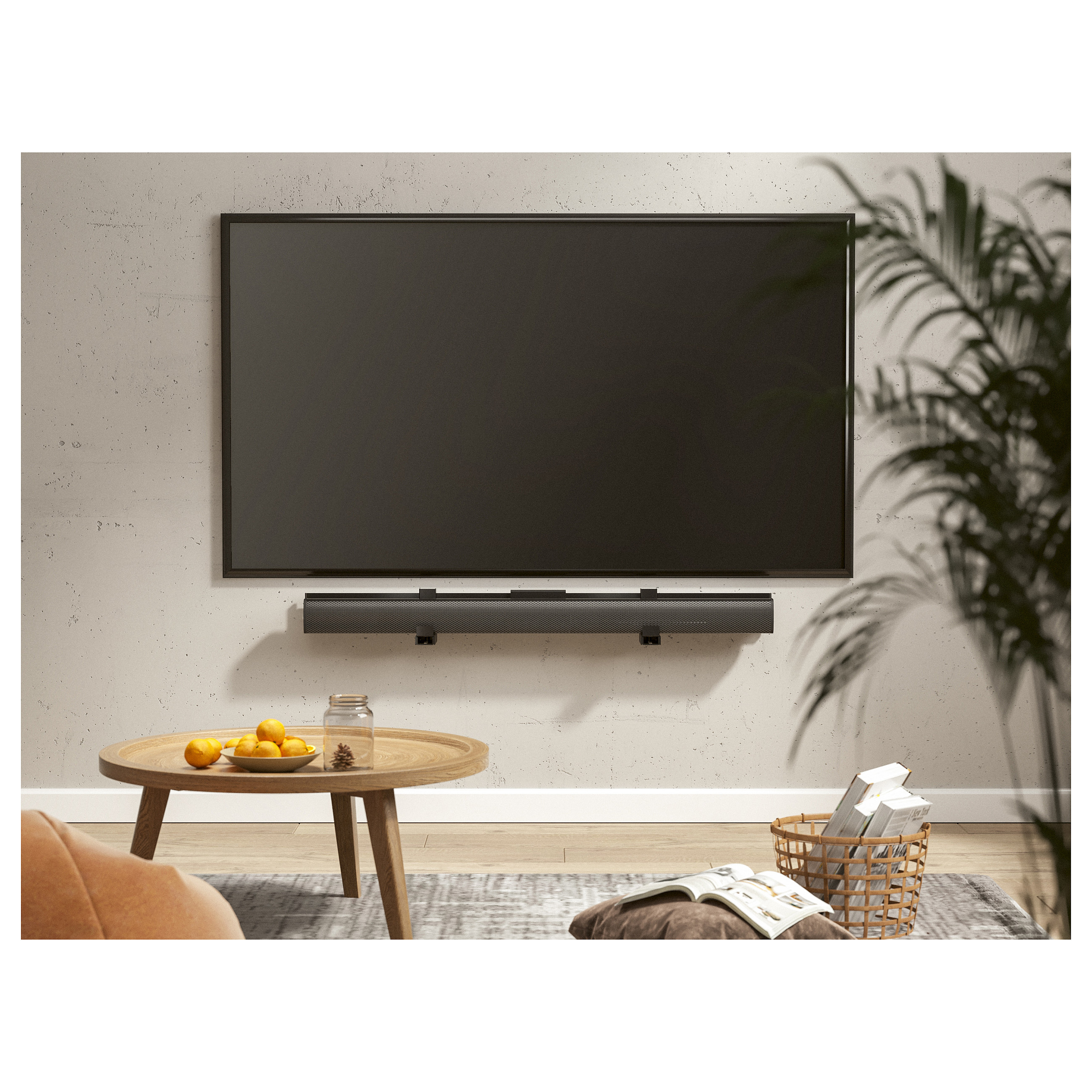 Equip Uni. Soundbar-Wandhalt. 800x400mm 15Kg schwarz lite Retail-10