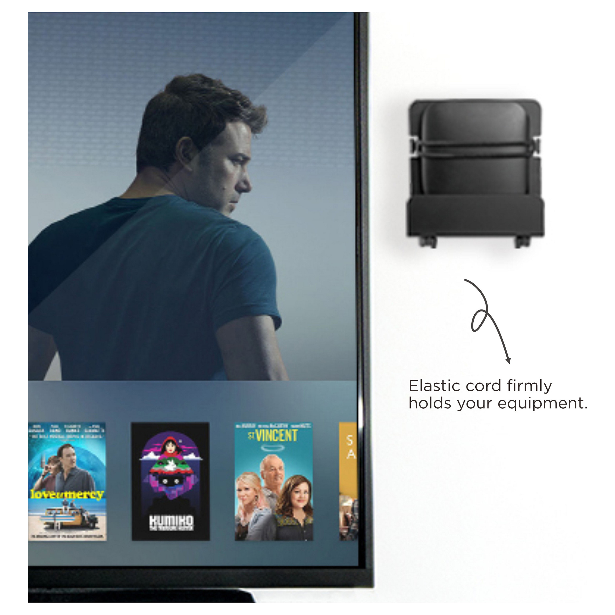 Equip Uni. Media Player-Wandhalt. 25x39mm 1Kg schwarz lite Retail-10