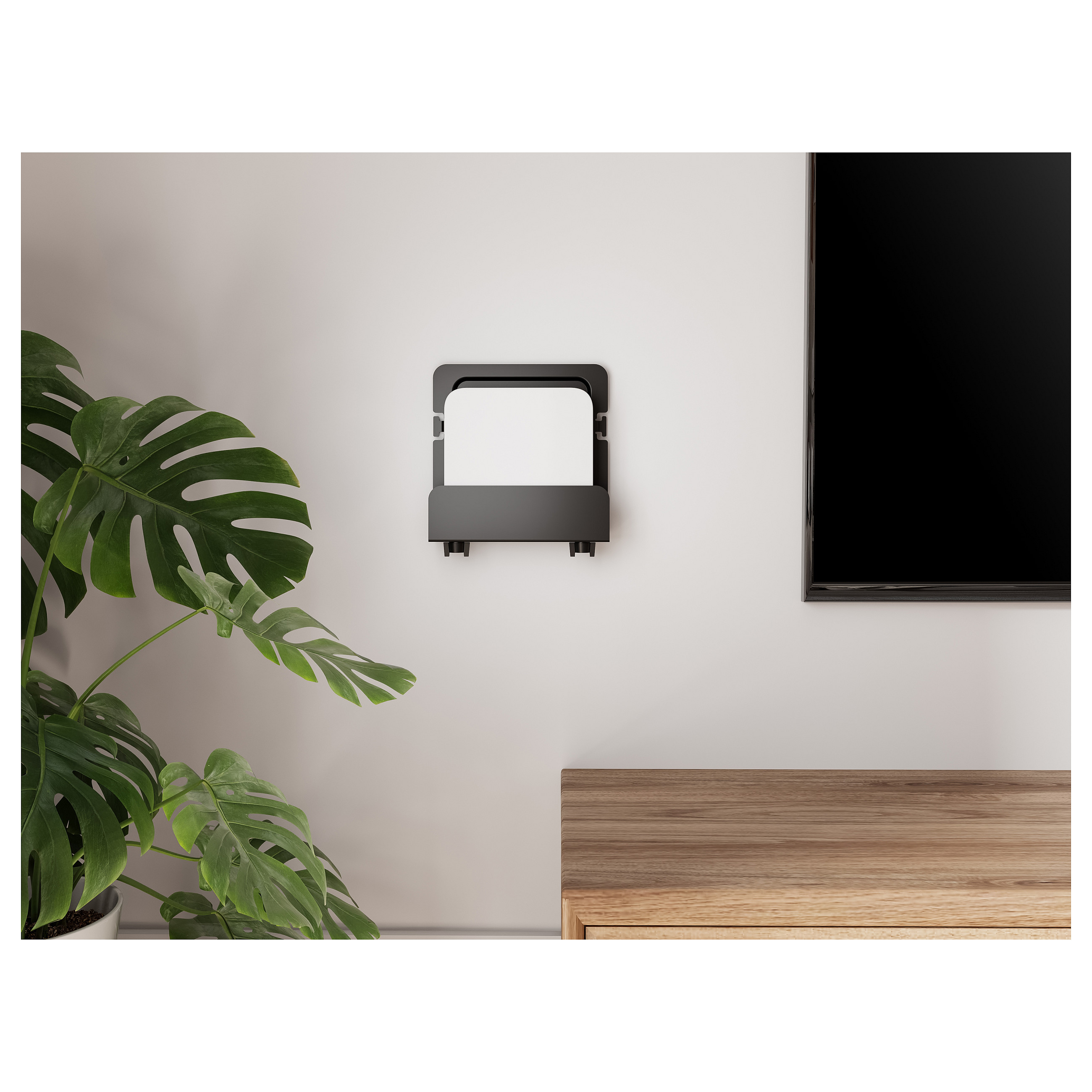 Equip Uni. Media Player-Wandhalt. 25x39mm 1Kg schwarz lite Retail-12